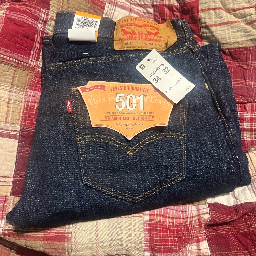 Levi’s 501 Vintage Button-Fly Straight Leg Men’s Jeans